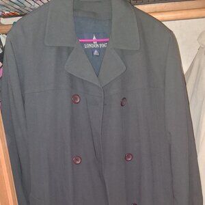 London Fog Double Breasted Men's Classic Trench Coat